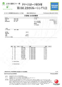 一般女子 3部