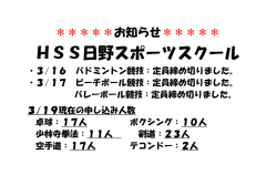 HSS日野スポーツスクール