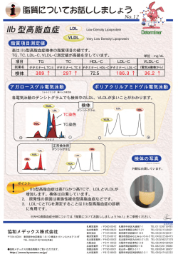 IIb型高脂血症 - 協和メデックス株式会社