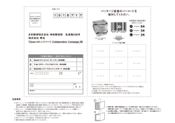 Gran 「Gran&times;AneCan Collaboration Campaign」応募用紙