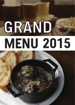 grand menu