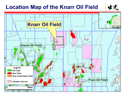 Location Map of the Knarr oil field in Norwegian North Sea (PDF:260