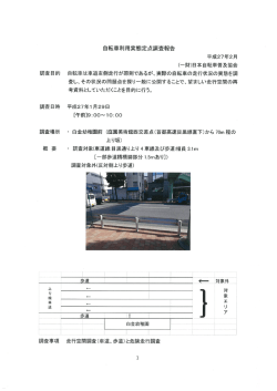 定点調査報告（1月） - 日本自転車普及協会;pdf