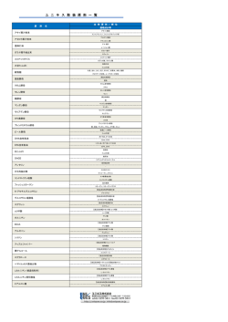 ユニキス取扱原料一覧;pdf