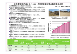 福島県沿岸市町の災害廃棄物処理の進捗状況;pdf