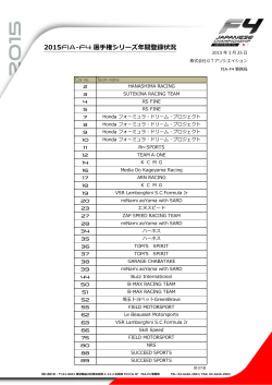 2015FIA-F4 選権シリーズ年間登録状況;pdf