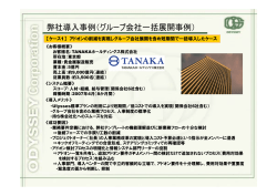 弊社導入事例（グループ会社一括展開事例）;pdf