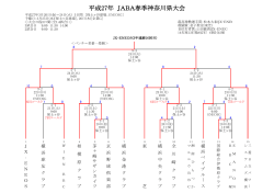 平成27年 JABA春季神奈川県大会;pdf