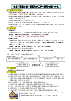 1．補助対象となる住宅 ①昭和 56 年5月 31 日以前に着工され;pdf