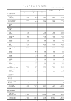平 成 27 年 度 収 支 予 算 書（損益計算方式）;pdf