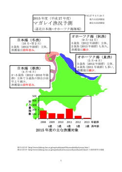 マガレイ漁況予測;pdf