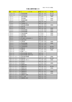 外国公報等所蔵リスト;pdf