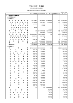 予算書：正味財産増減計算書内訳表;pdf
