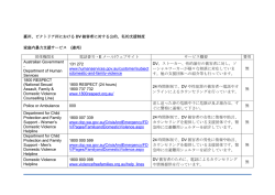 豪州、ビクトリア州における DV 被害者に対する公的、私的支援制度 家庭;pdf