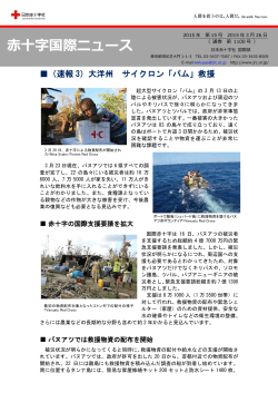 赤十字国際ニュース;pdf