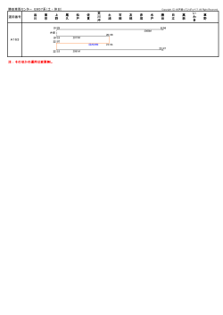 勝田車両センター E657系（土 ・ 休日） 運用番号 注 ： そのほかの運用は;pdf