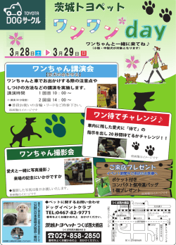 茨城トヨペットワンワンday;pdf