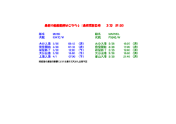船名 MUSE 船名 MARVEL 次航 0347E/W 次航 F024E/W 大分入港 3;pdf