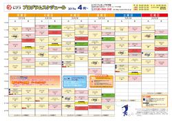 プログラムスケジュール;pdf