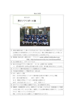男子ソフトボール部;pdf