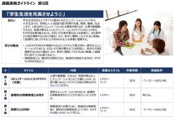 講義実施ガイドライン;pdf