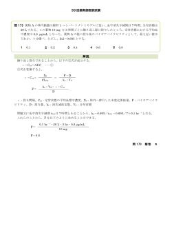 第99回薬剤師国家試験 問173 PDF;pdf