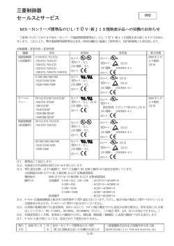 三菱制御器 セ－ルスとサ－ビス;pdf