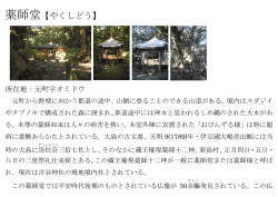 薬師堂【やくしどう】;pdf