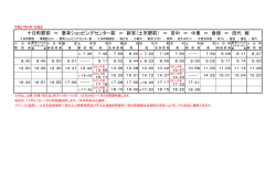 十日町駅前 ＝ 妻有ショッピングセンター前 ＝ 新宮（土市駅前） ＝ 宮中;pdf