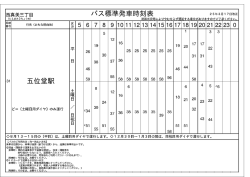 南向きのりば 五位堂駅ゆき;pdf