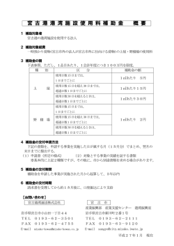 概要資料 （138kbyte）;pdf