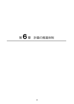 08第6章 計画の推進体制(pdf 492KB);pdf
