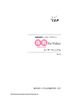 ユーザーマニュアル;pdf