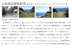 大島海浜植物群落【おおしまかいひんしょくぶつぐんらく】;pdf