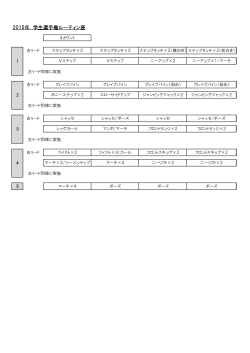 ルーティン構成表;pdf