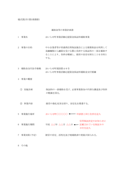 補助金事業計画書（記入例） [PDFファイル／72KB];pdf