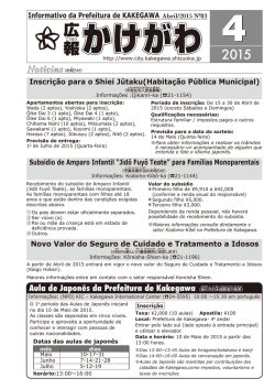 Informativo da Prefeitura de KAKEGAWA;pdf
