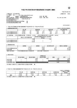 平成27年5月期 第3四半期決算短信〔日本基準〕（連結）;pdf