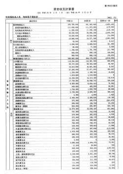 資金収支計算書 〝 (自)平成25年 4月 ー日;pdf