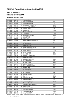 Time schedule;pdf