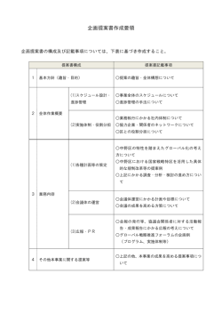 様式5 企画提案書作成要領;pdf