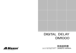 DーGーTAL DELAY DMー000;pdf
