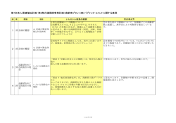 （高齢者プラン）(案)パブリック・コメントに