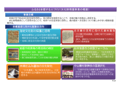 小 豆 島 町 の 文 化 財 保 護 事 業 の 概 要