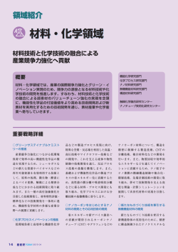 材料・化学領域 [ PDF：792KB ]