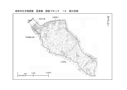 成田市生き物調査 図面集 調査ブロック 16．境川流域