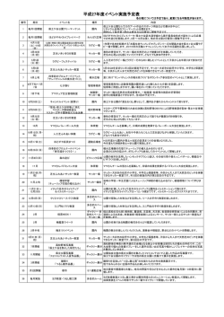 イベント予定表(PDF)