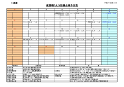 信濃橋FJビル設備点検予定表をダウンロード