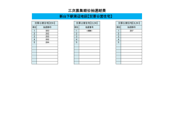 三次募集順位抽選結果 [PDFファイル／35KB]