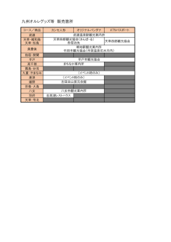 販売箇所リスト